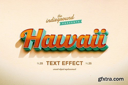 Retro Vintage Text Effect N.25 WHJHHMM