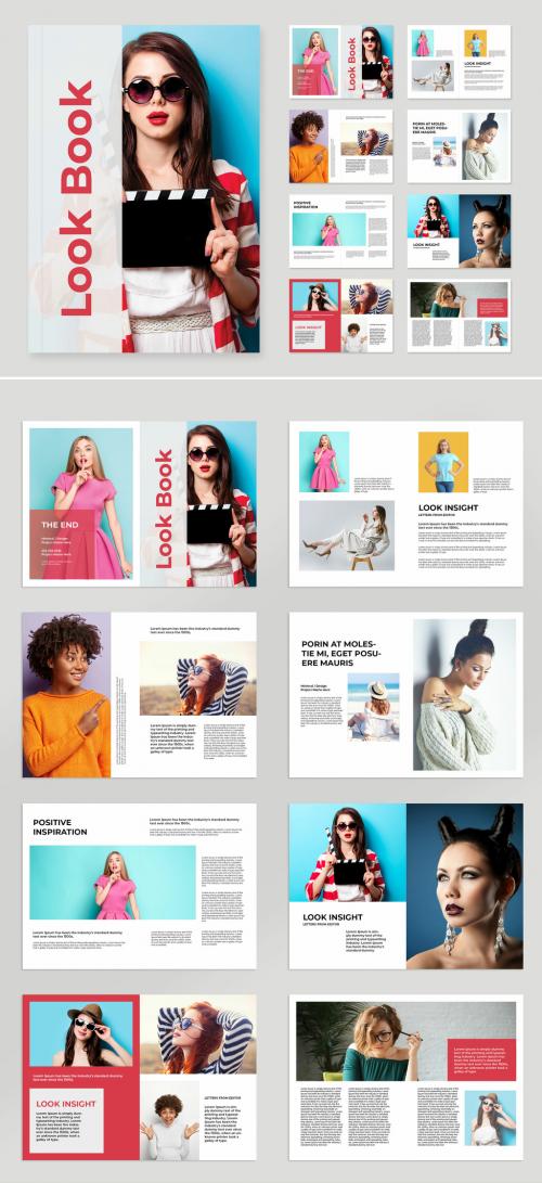 Modern Look Book Layout