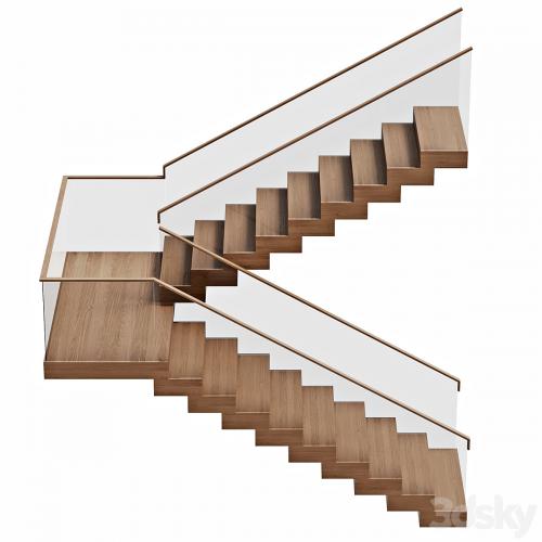 Stairs wooden