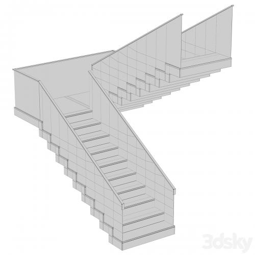 Stairs wooden