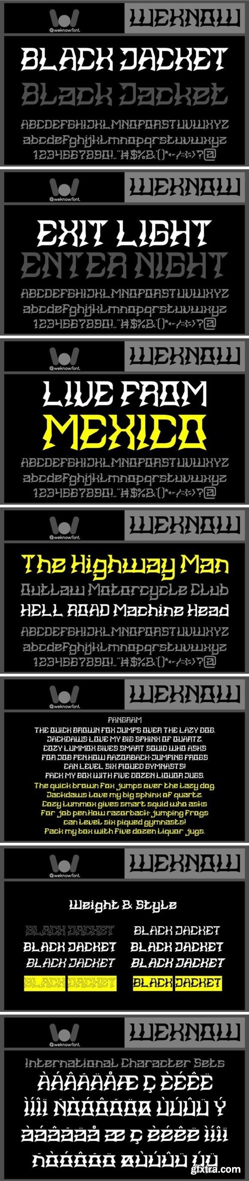 Black Jacket Font