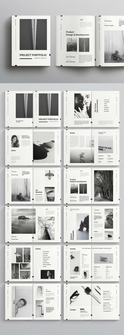 Project Portfolio Brochure Template