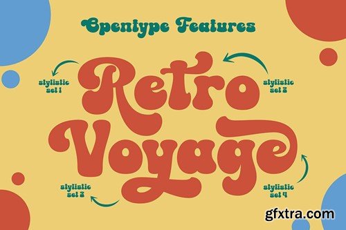 Retro Voyage a Groovy Font VJ4NWHA