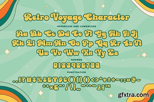 Retro Voyage a Groovy Font VJ4NWHA