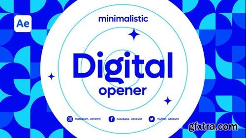 Videohive Minimalistic Digital Opener 51902990