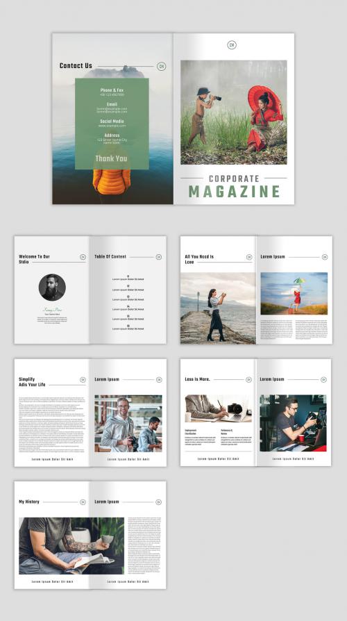 Corporate Magazine Layout