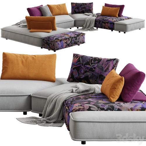 Roche Bobois / Escapade Corner Sofa