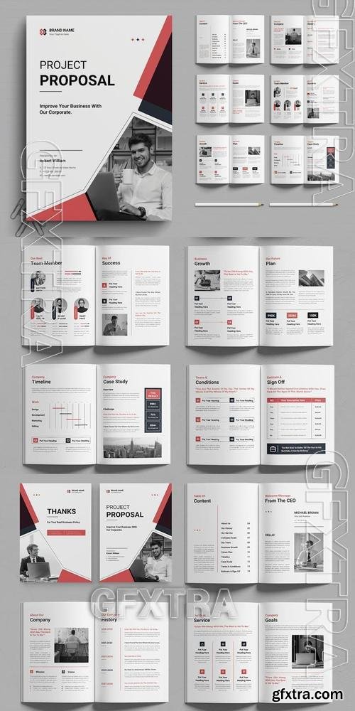 Project Proposal Layout Design Template BCLK5ZZ