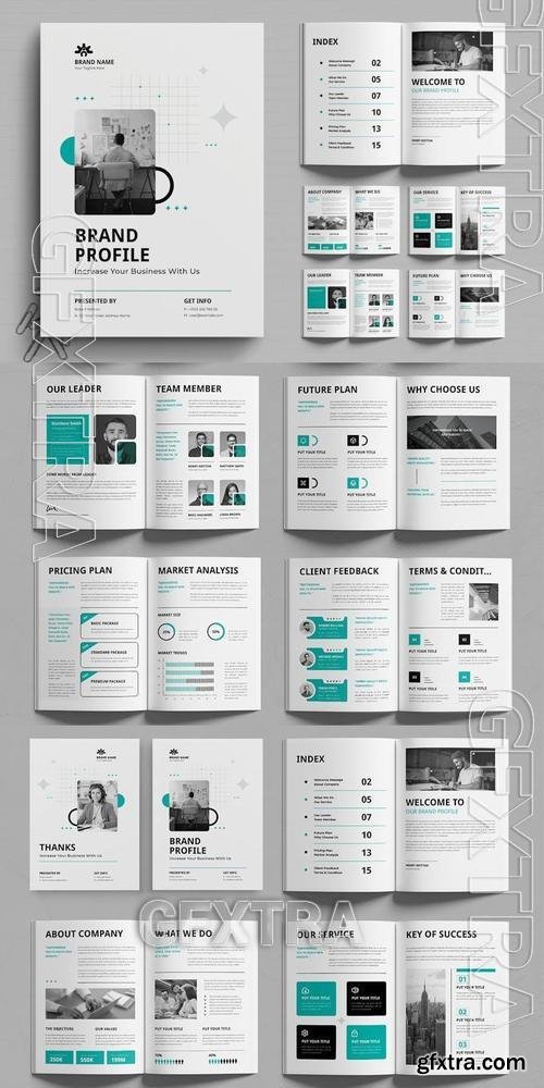 Brand Profile Brochure Template Layout DHP9P2Y