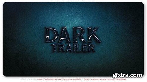 Videohive Dark Cinematic Trailer 51918269