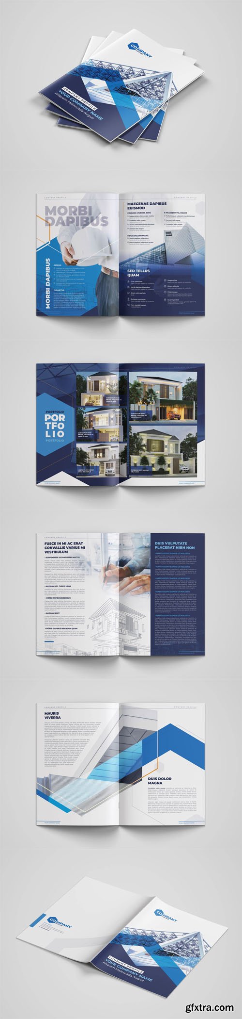 Architect Company Profile - A4 Booklet Template for InDesign