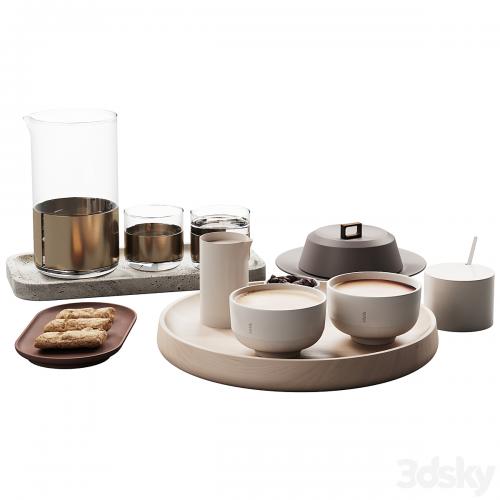 432 eat and drinks decor set 10 coffee & water carafe kit serving 01