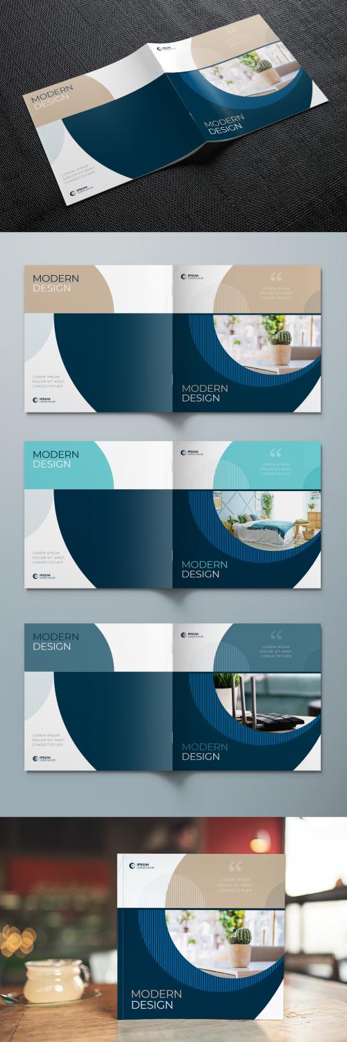 Square Cover Layout Set with Circle Dynamic Element