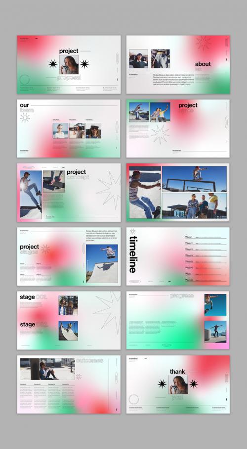 Gradient Pitch Deck Layout