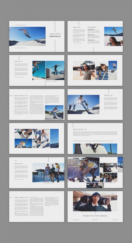 Minimal Portfolio Layout Design