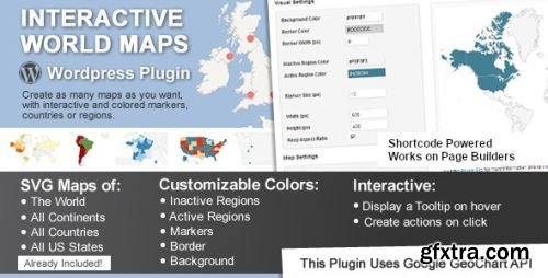 CodeCanyon - Interactive World Maps v2.5 - 2874264 - Nulled