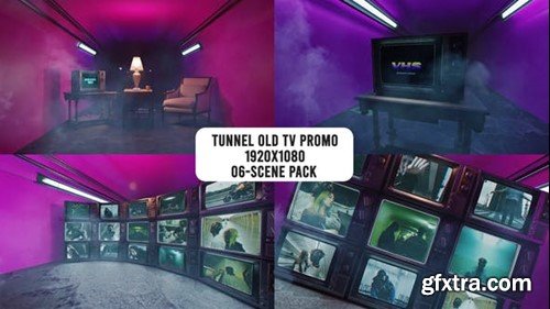 Videohive Tunnel Old Tv Promo 51920248