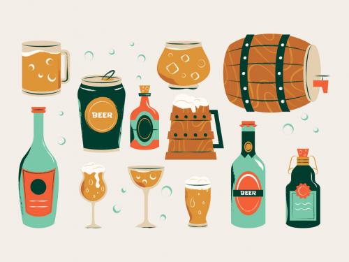 Beer Asset Illustration