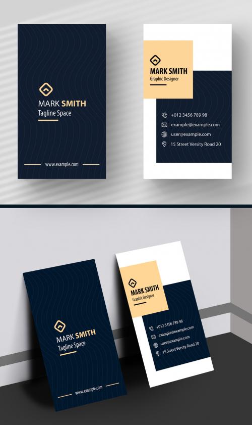 Black Business Card Design