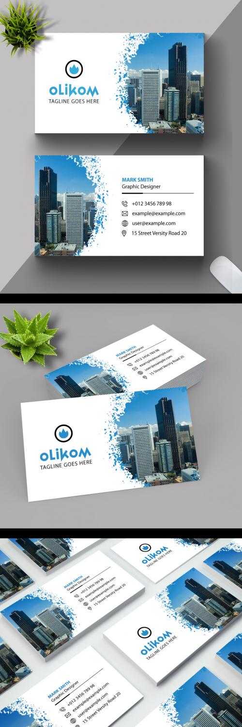 Simple Business Card Layout