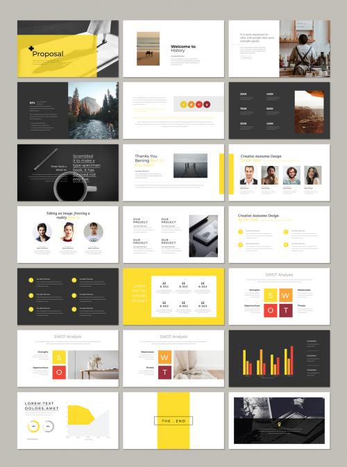 Yellow Proposal Layout