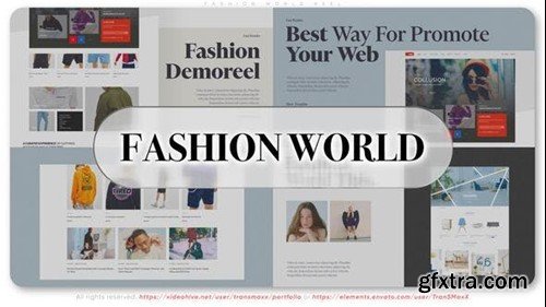 Videohive Fashion World Reel 51935267