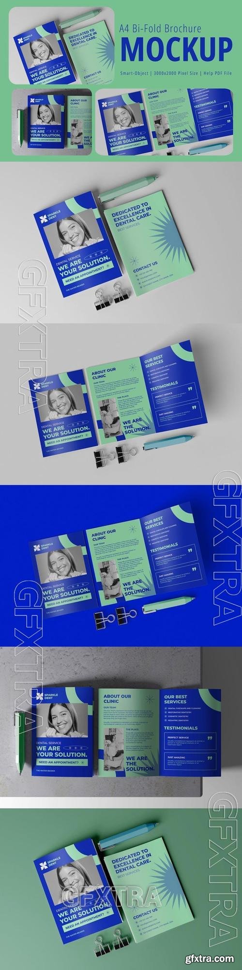 A4 Bi-Fold Brochure Mockup RCY2YRS