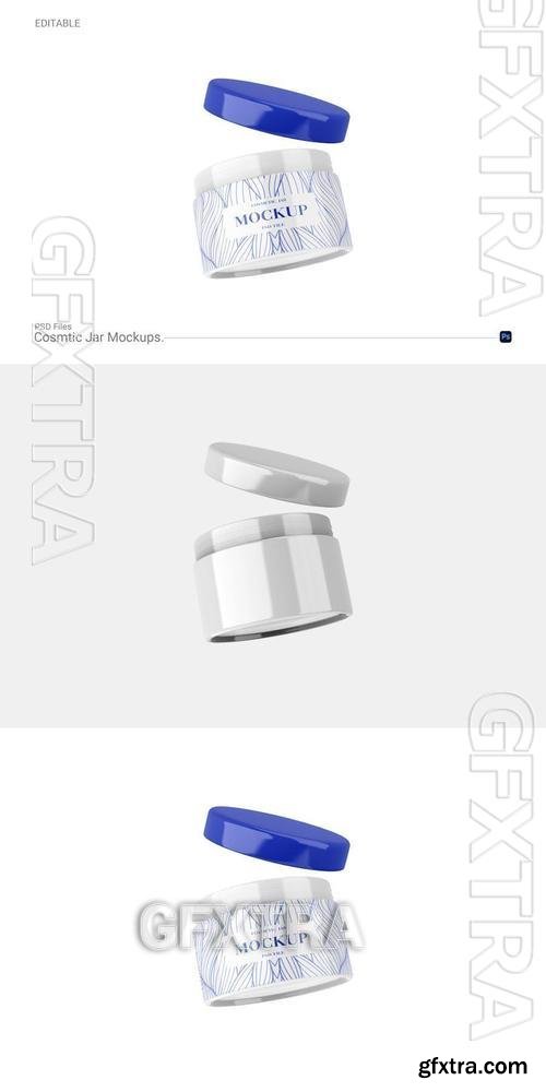 Cosmetic Jar Mockup TZS8DSL