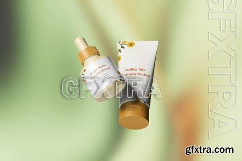 Floating Cosmetic Packaging Mockup VTQ3G6M