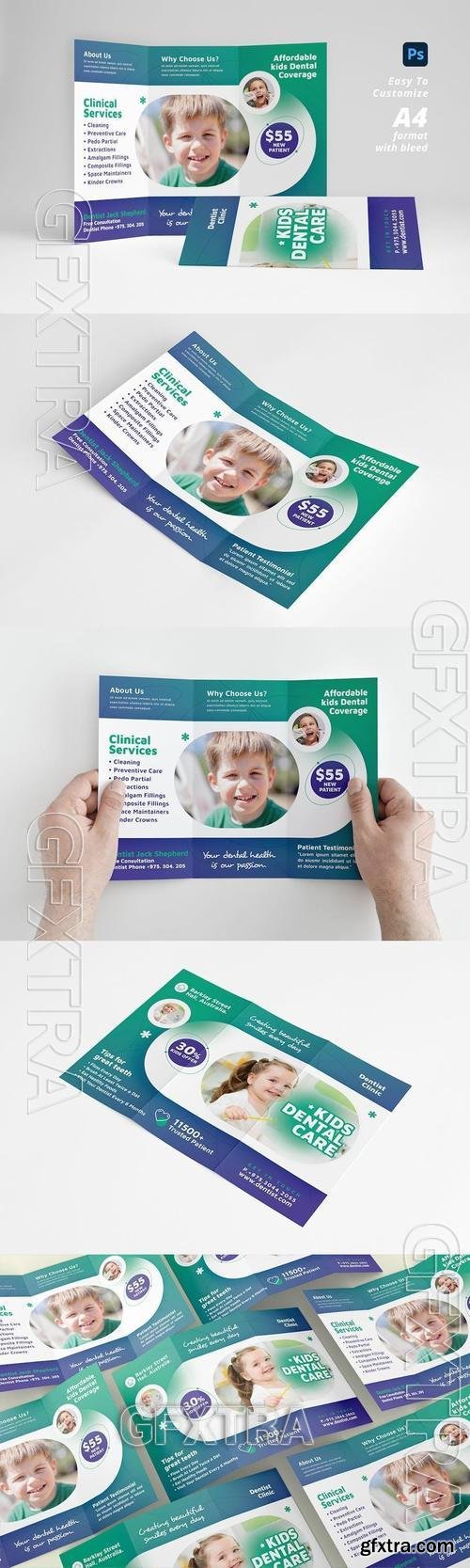 Kids Dental Care Brochure Template MS8ASSY