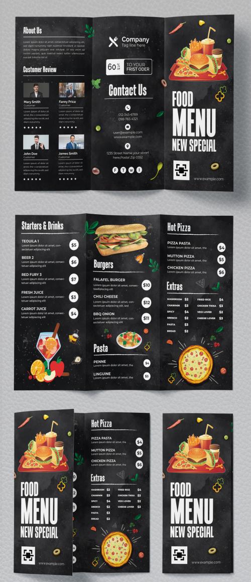 Restaurant Food Menu Layout