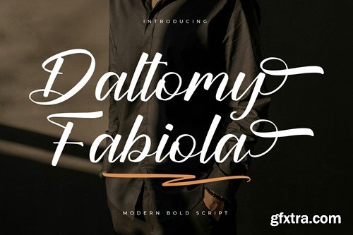 Daltomy Fabiola Modern Bold Script 4R6PCBW