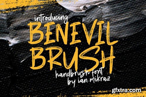 Benevil Brush - Handbrush Font 26SGZ45