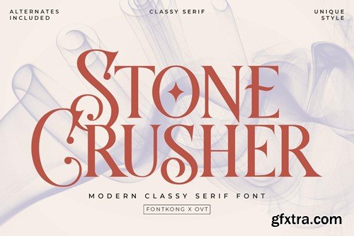Stone Crusher - Modern Classy Serif Font QBUY46Z