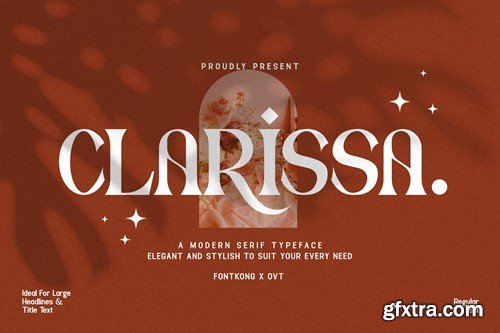 Clarissa - Modern Serif Typeface 4RWV2V9