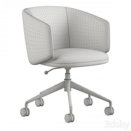 Crescent Swivel Chair