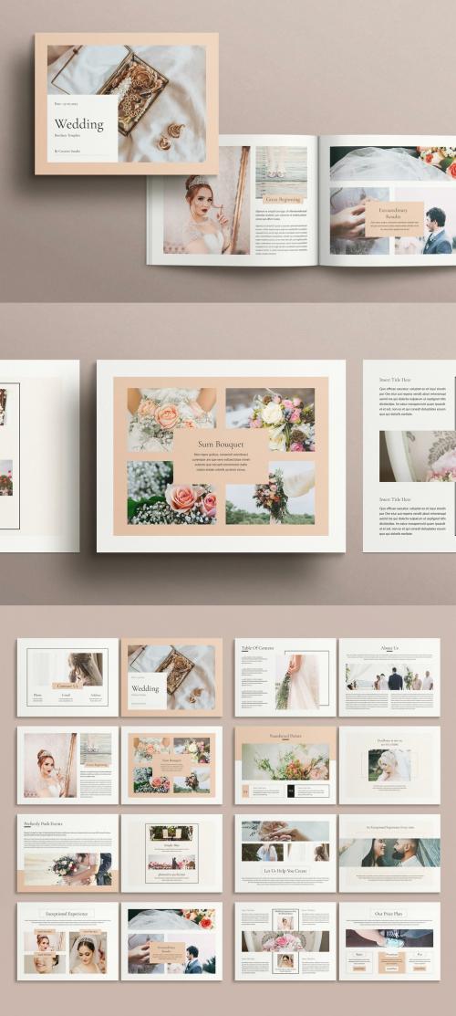 Wedding Brochure Layout - Landsape