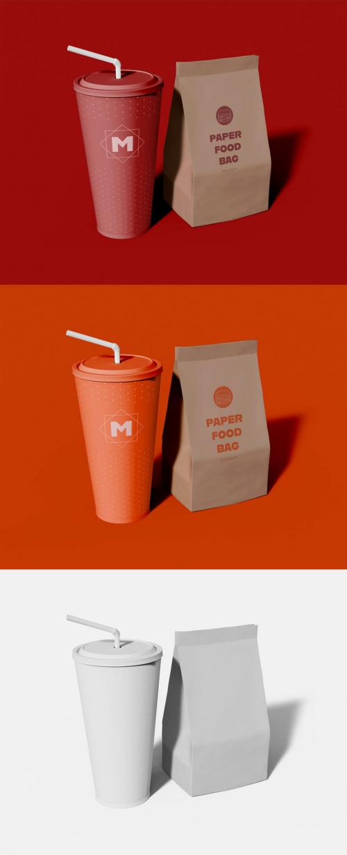 Food Bag Mockup