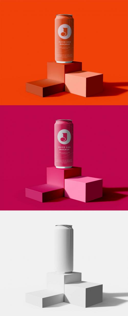 Juice Can Mockup