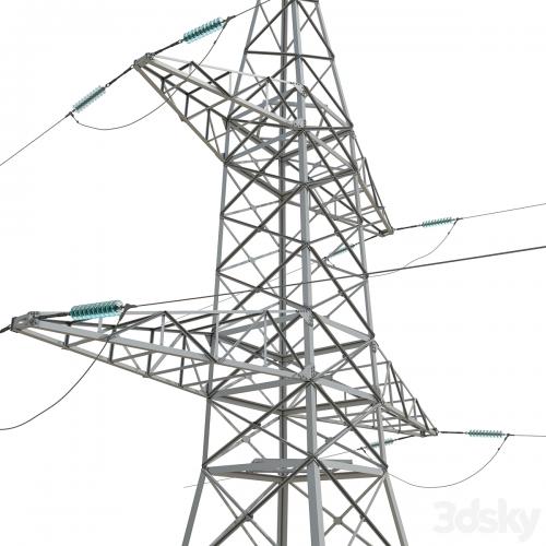 Power line tower