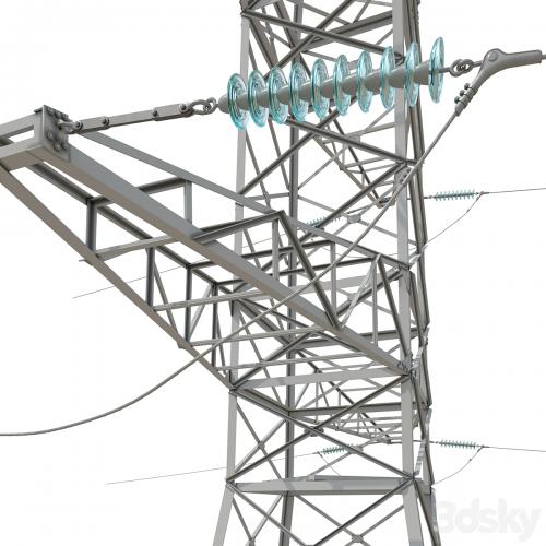 Power line tower