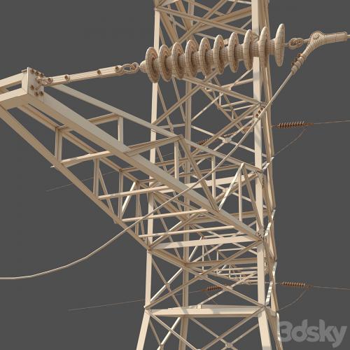 Power line tower