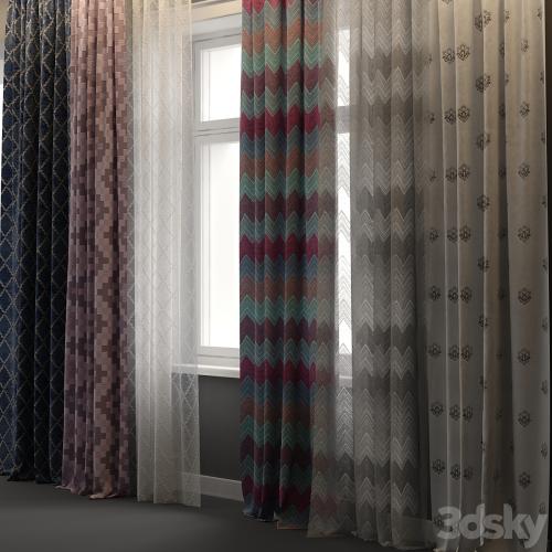 Curtains For interiors with a window - 2