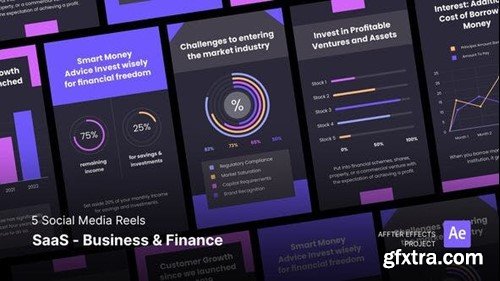 Videohive Social Media Reels - SaaS - Business & Finance After Effects Template 51915865