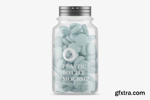 Plastic Jar Mockup Collections #2 13xPSD