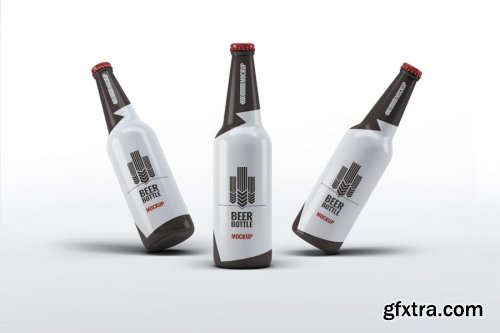 Beer Bottle Mockup Collections 14xPSD