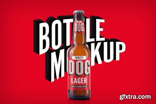 Beer Bottle Mockup Collections 14xPSD