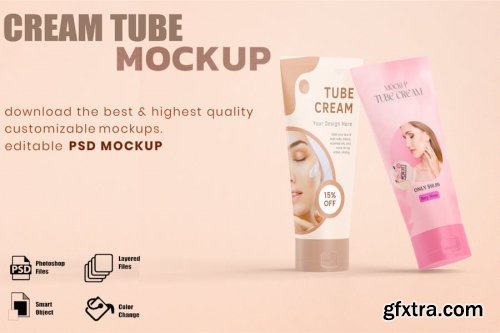 Tube Packaging Mockup Collections 14xPSD