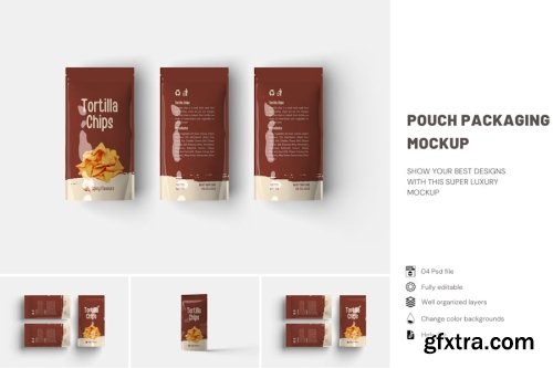 Coffee Bag Packaging Mockup Collections 15xPSD