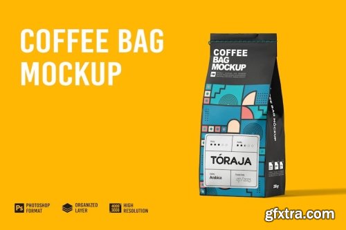 Coffee Bag Packaging Mockup Collections 15xPSD